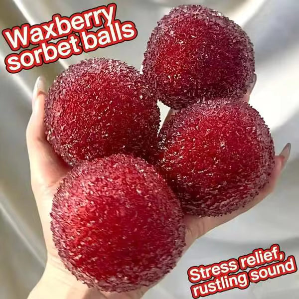 Waxberry Maltose Squishy Toy, Realistic Fruit Slow Rising Squeeze Toy, Fluffy Soft Elastic Stress Relief Fidget Toy, Viral Mood Relief Hand Play, Desktop Decor, Novelty Gift For Adults