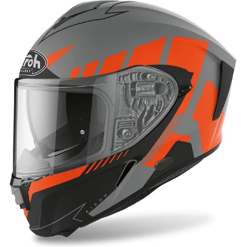 Airoh Spark Rise Full Face Helmet Matt Orange