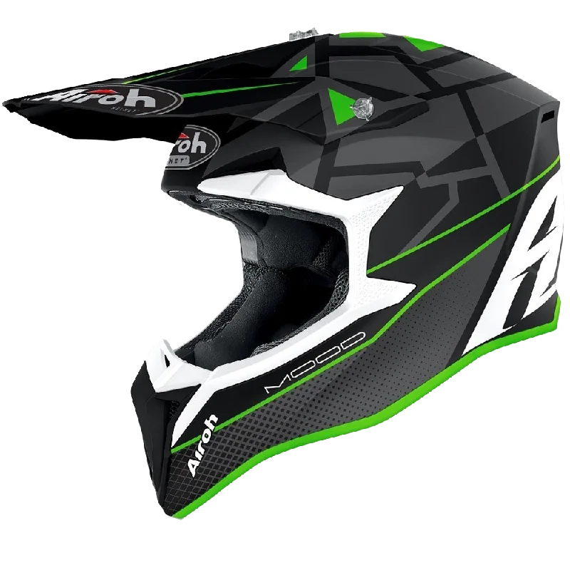 Airoh Wraap Mood Helmet - Green Matt