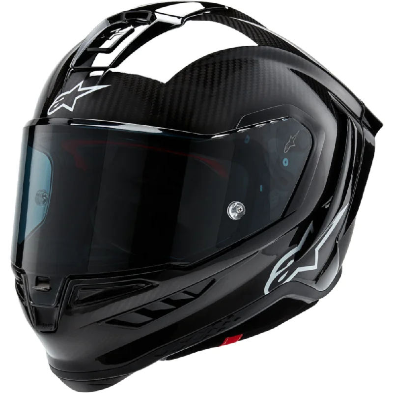 Alpinestars Supertech R10 Solid ECE 06 / FIM Full Face Helmet Matt & Gloss Black / Carbon