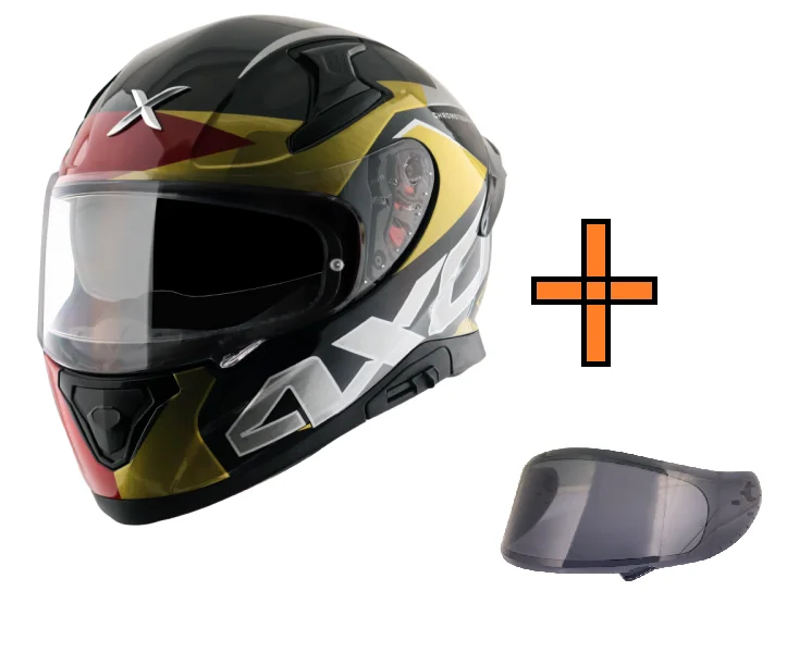 APEX CHROMTECH BLACK RED free smoke visor