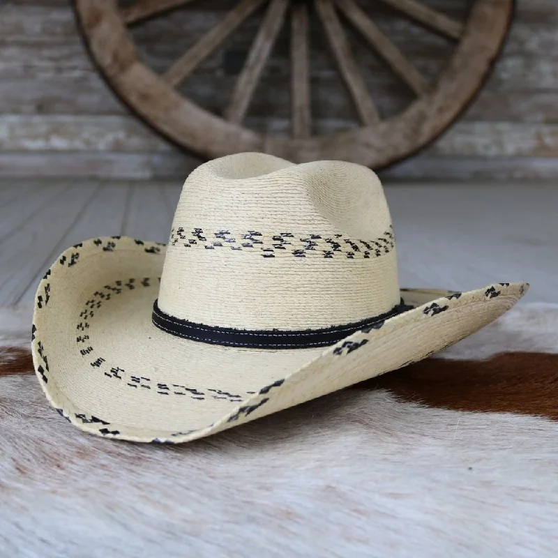 Atwood Baby Boy's Black Palm Leaf Hat