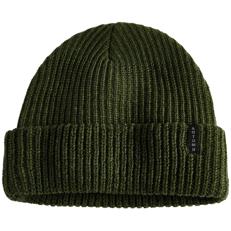 Autumn Wool Ribbed Knit Beanie 2025