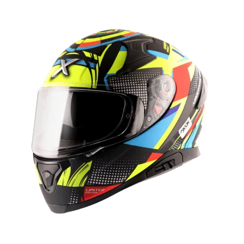 Axor Apex Vivid Dull/Matt Black Neon Yellow Helmet