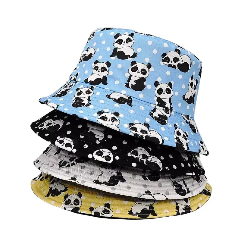 Baby Panda Kids Reversible Bucket Hat