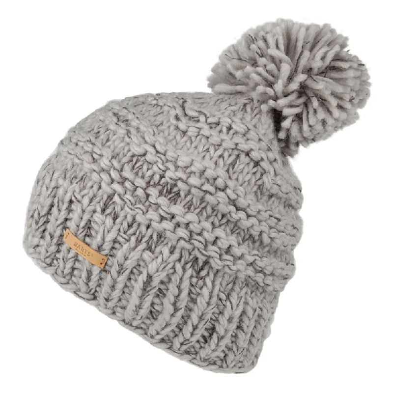 Barts Hats Jasmin Bobble Hat - Grey