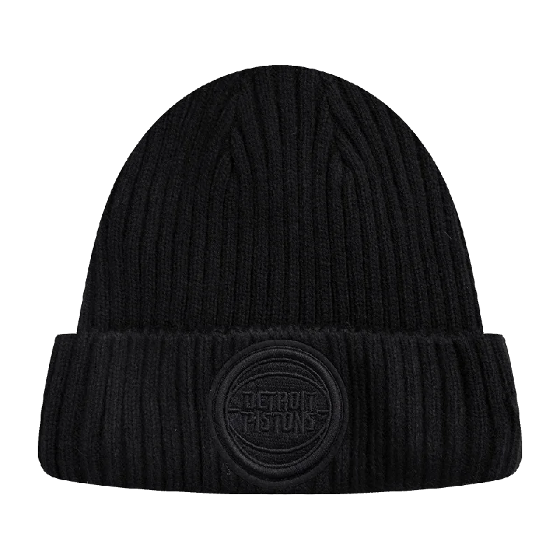 NBA DETROIT PISTONS NEUTRAL BEANIE (BLACK)