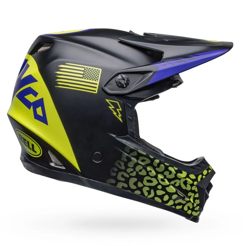 Bell Moto-9 Youth MIPS SE Fasthouse Helmet - Slayco Matt Black/Hi-Viz Yellow