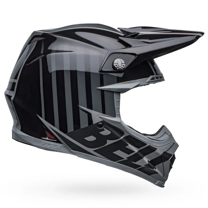 Bell Moto-9S Flex Helmet - Sprint Matt/Gloss Black/Grey