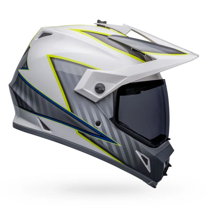 Bell MX-9 Adventure MIPS Helmet - Dalton White/H-Viz Yellow