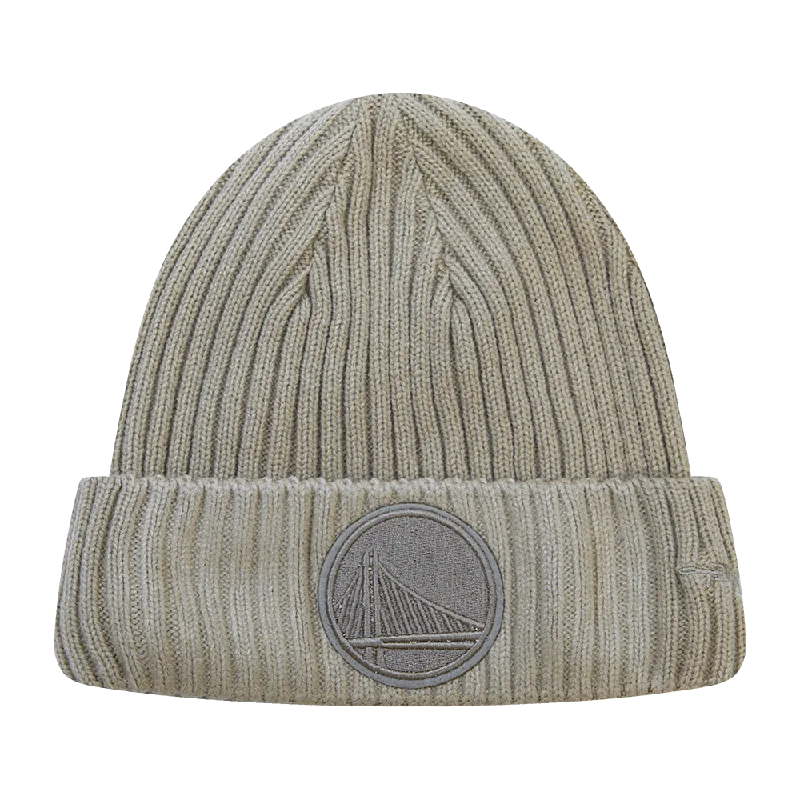 NBA GOLDEN STATE WARRIORS NEUTRAL BEANIE (TAUPE)