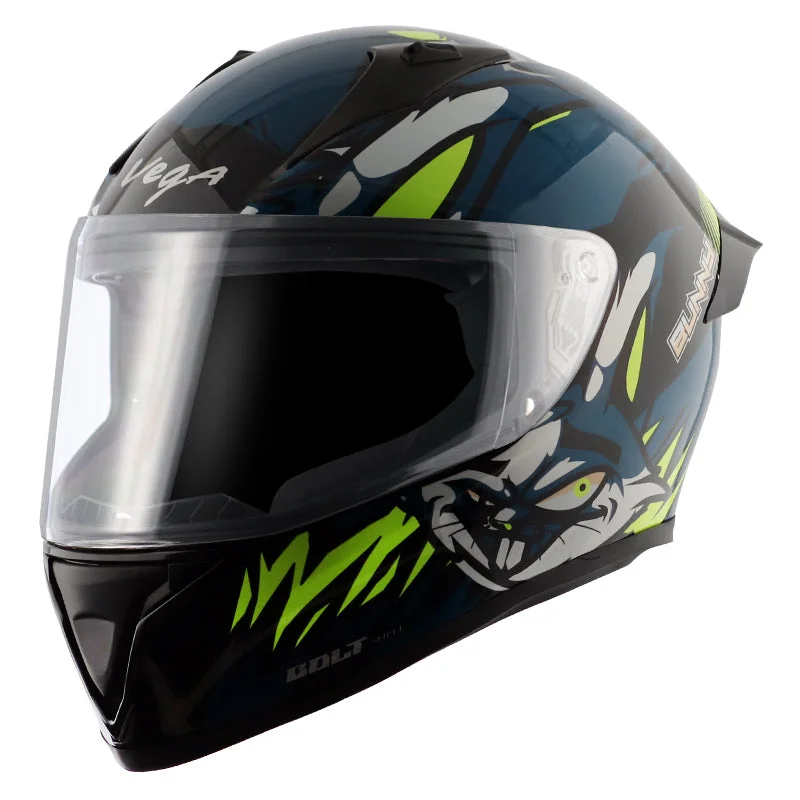 Bolt Bunny Black Blue Helmet