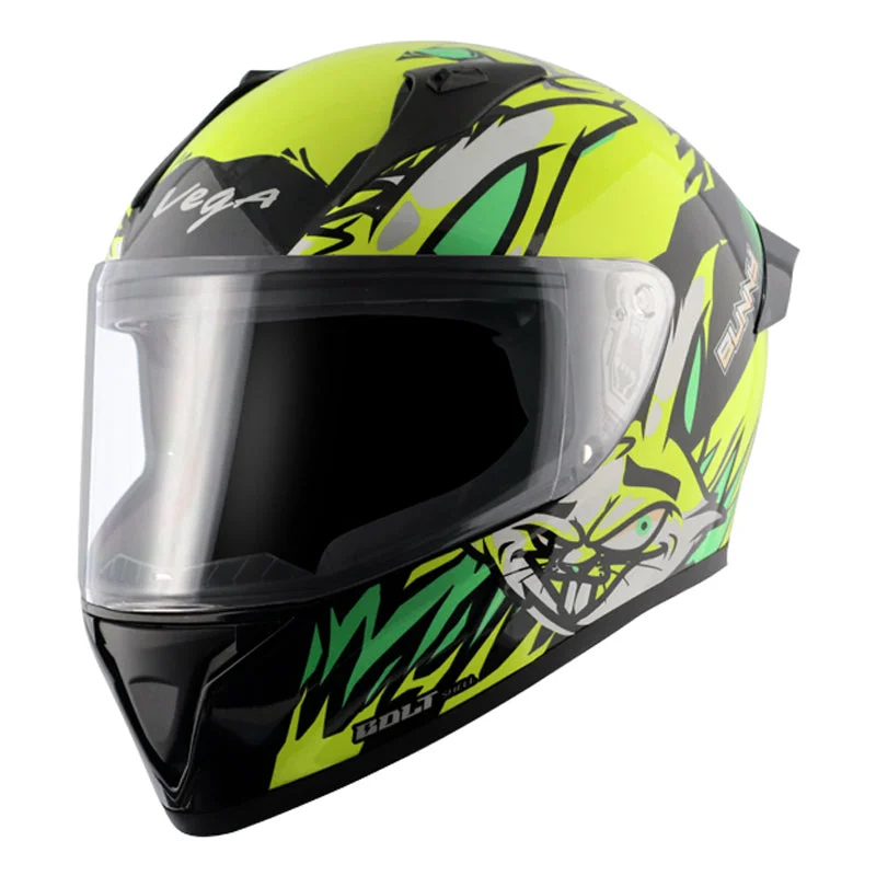 Bolt Bunny Black Neon Yellow Helmet