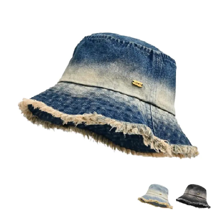 Brookland Faded Denim Bucket Hat