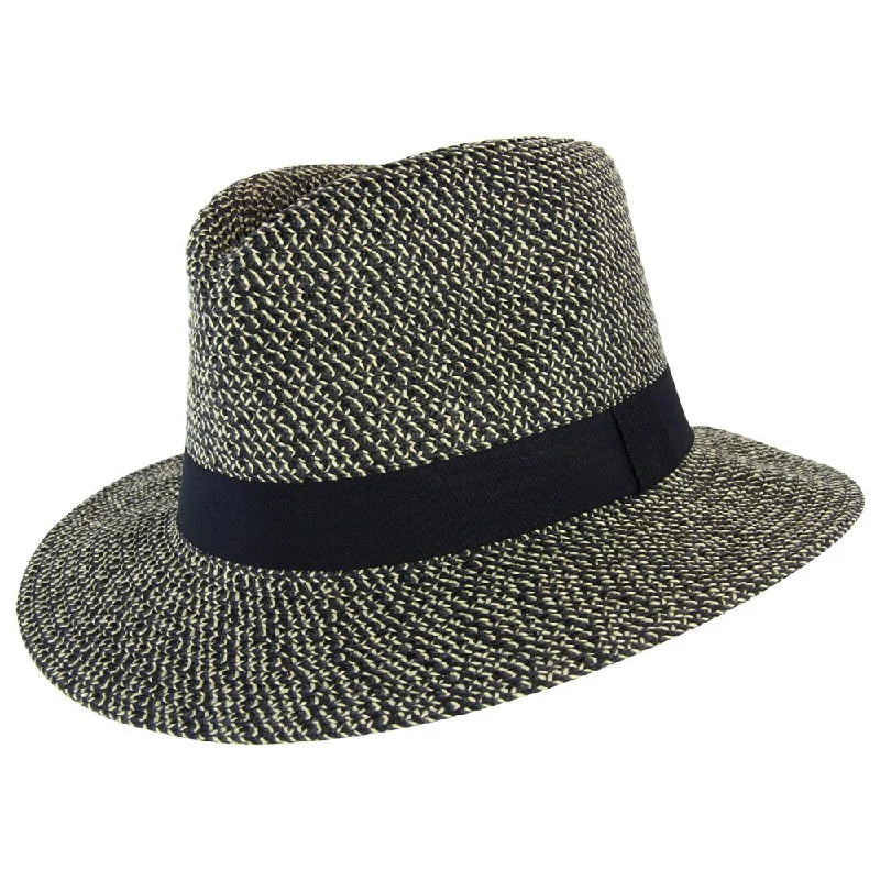 Rigon Franky Braided Fedora - Black Combo