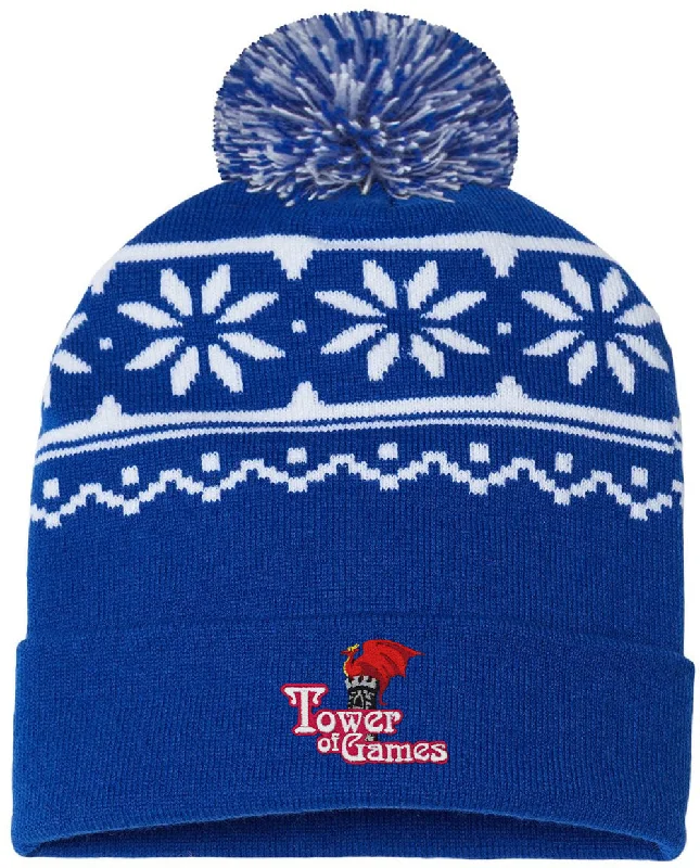 Cap America USA-Made Snowflake Beanie