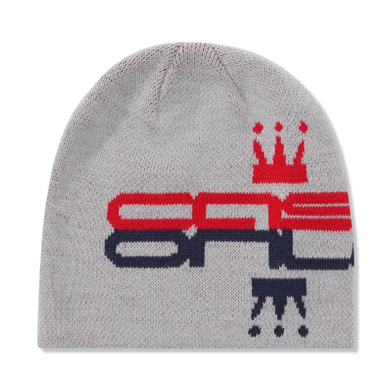 Cash Only - Crown Skully Beanie Grey