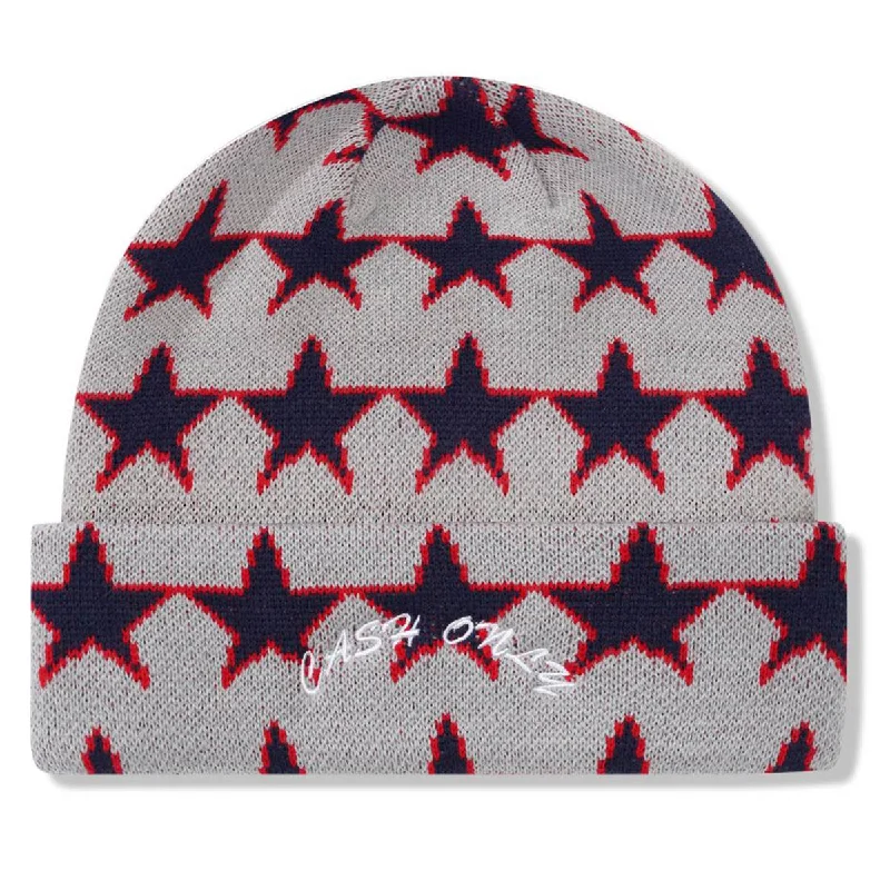 Cash Only - Star Beanie Grey