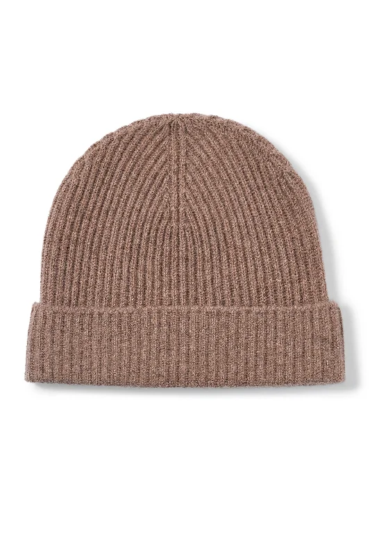 Taupe Cashmere Ski Beanie