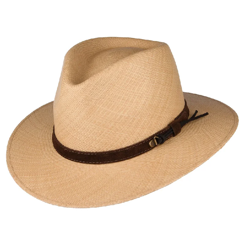 City Sport Walkabout Panama Fedora Hat - Tan