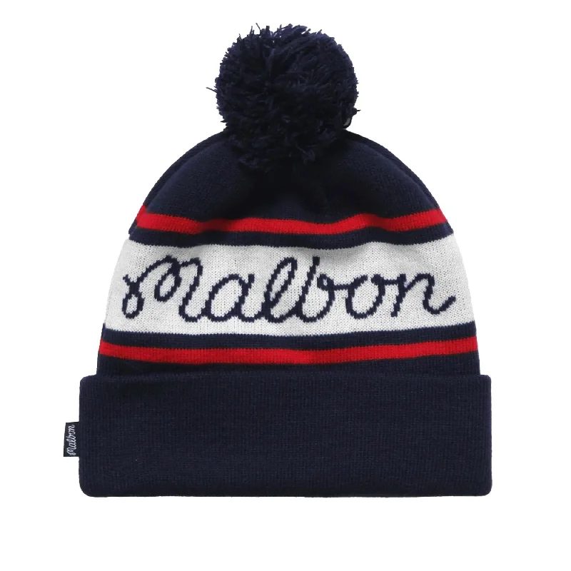 Clement Pom Beanie Navy - W24