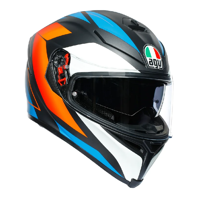 AGV K5-S Core - Matt Black / Blue / Orange