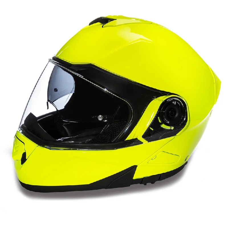 Daytona D.O.T Glide Fluorescent Yellow Helmet