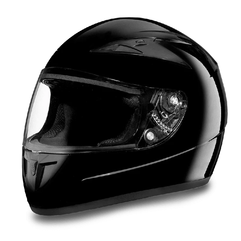 Daytona D.O.T Shadow Glossy Black Helmet