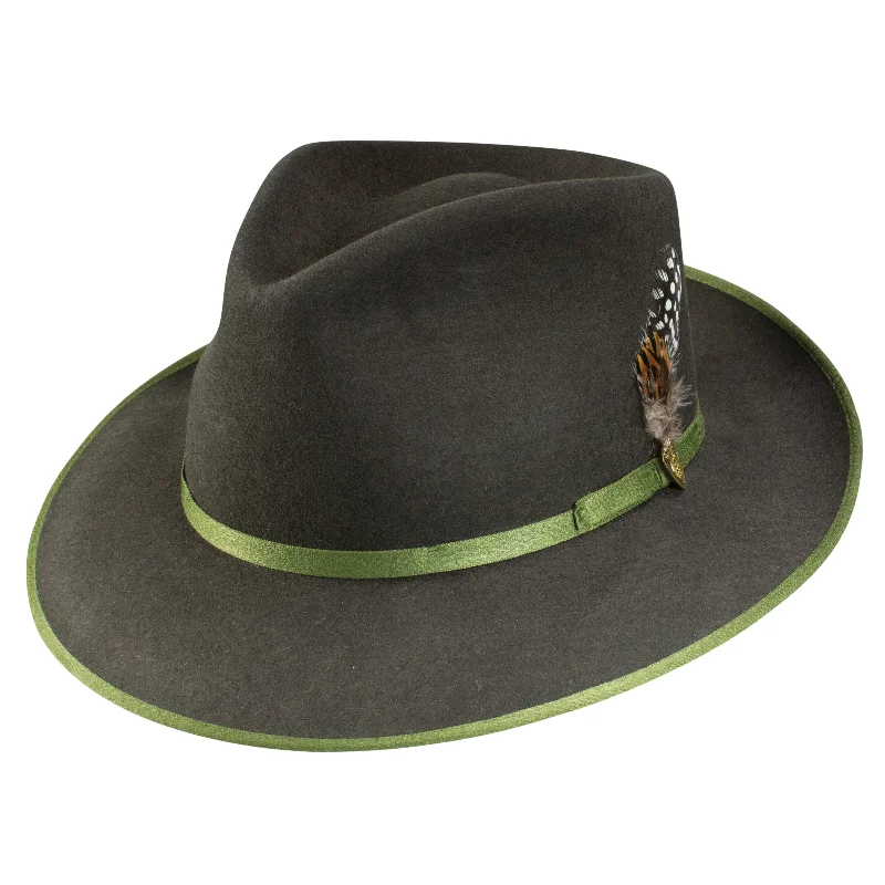 Dobbs Delevan B Wool Felt Pinch Front Fedora