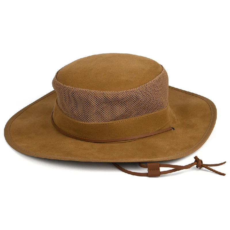 Dorfman Pacific Hats Rowan Vented Boonie Hat - Tan