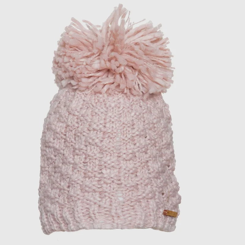 Eco Poppy Beanie in Pink Clay