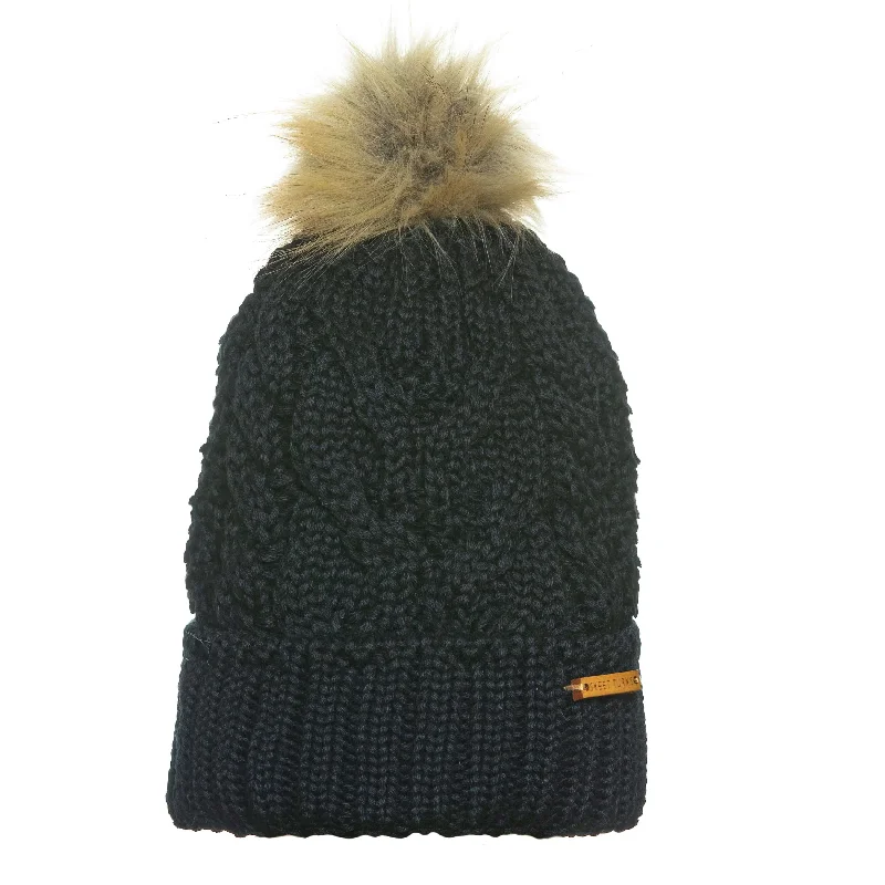 Eco Spurr Beanie in Black