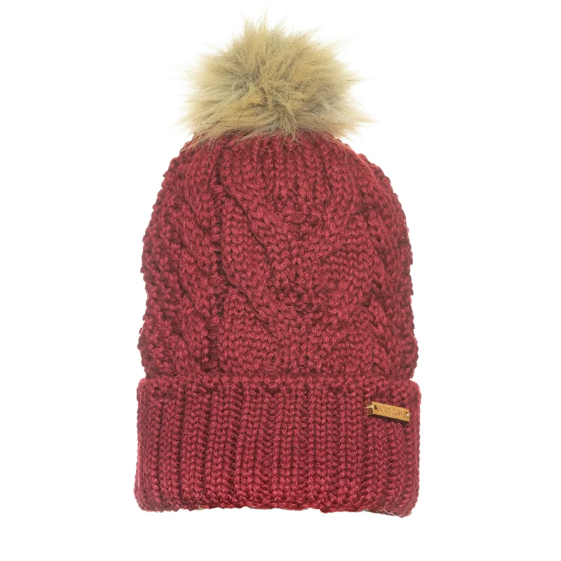 Eco Spurr Beanie in Burgandy