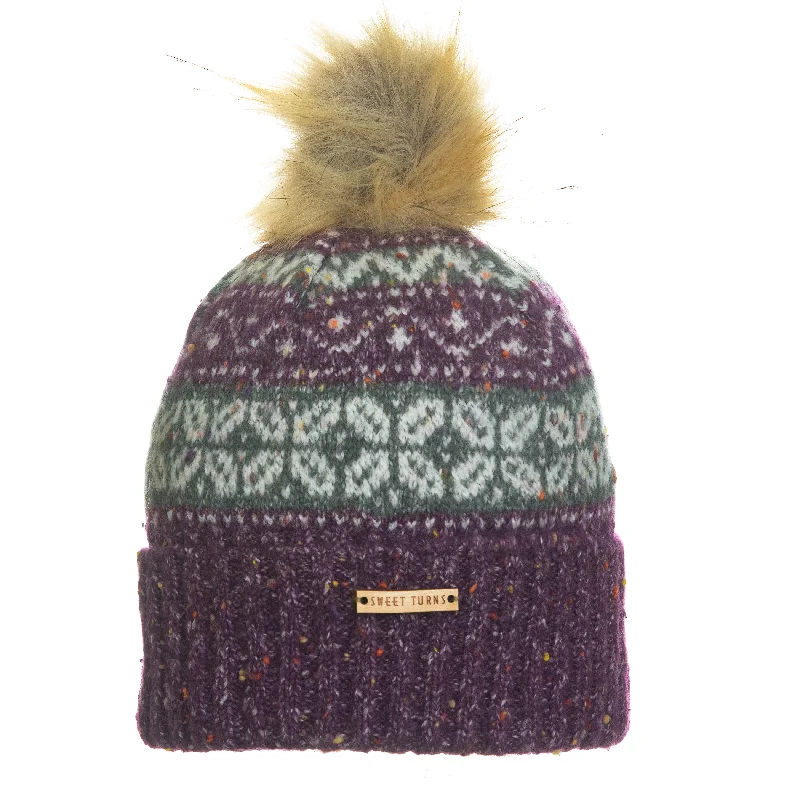 Ella Beanie in Purple