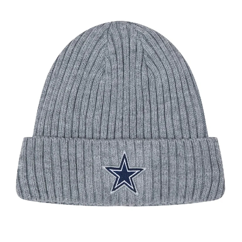 NFL DALLAS COWBOYS CLASSIC CORE UNISEX BEANIE (HEATHER GREY)