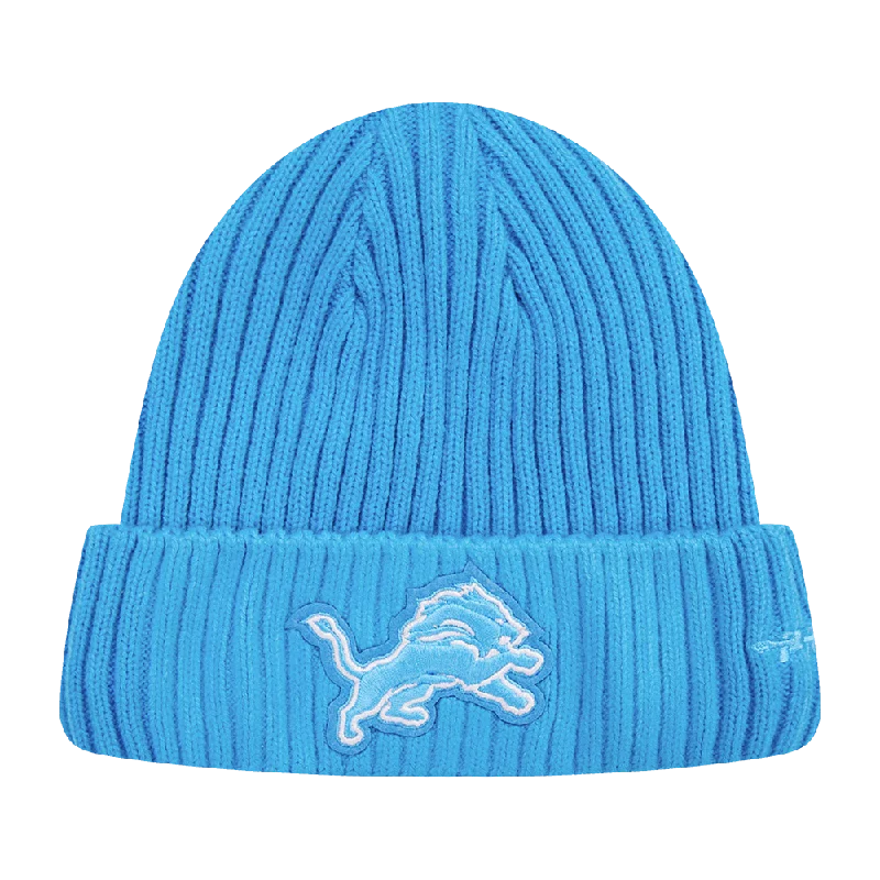 NFL DETROIT LIONS CLASSIC CORE UNISEX BEANIE (AQUA)