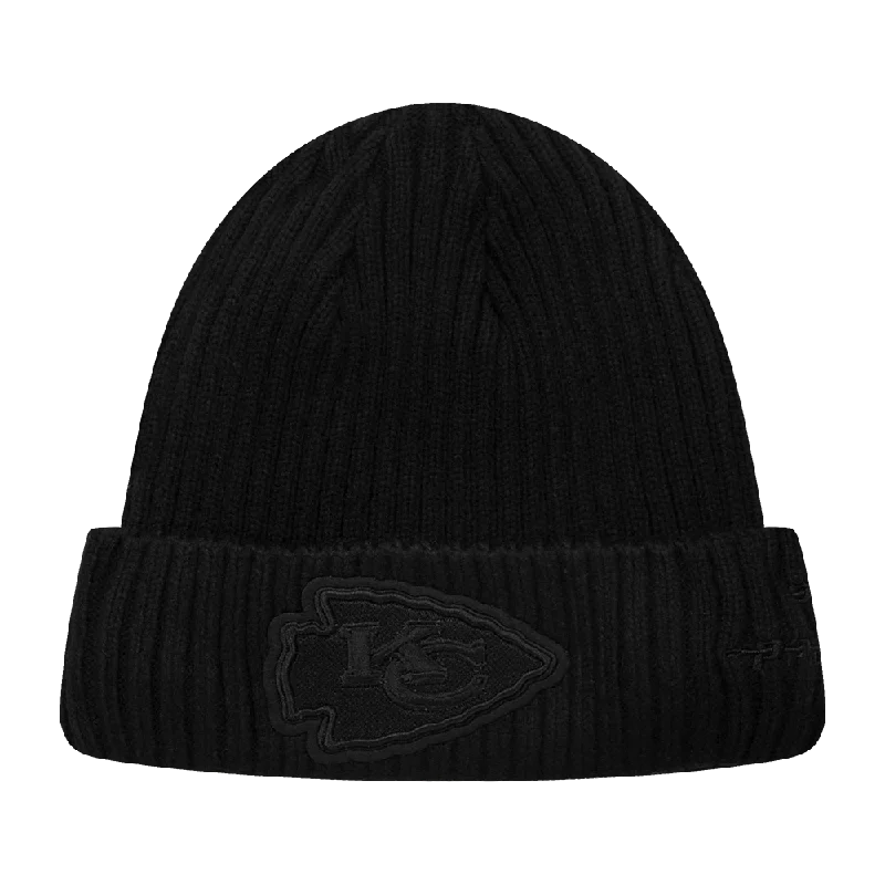 NFL KANSAS CITY CHIEFS NEUTRAL BEANIE (BLACK)