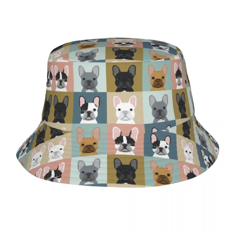 French Bulldog Portraits Bucket Hat