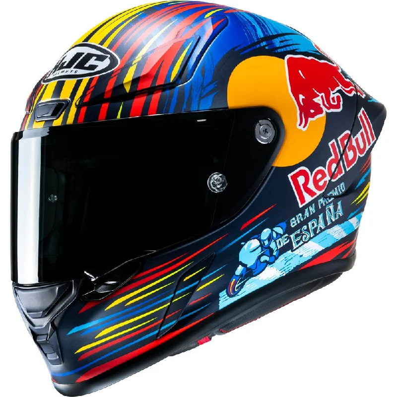 HJC RPHA 1 Red Bull Jerez Full Face Helmet MC21SF Yellow / Red / Blue