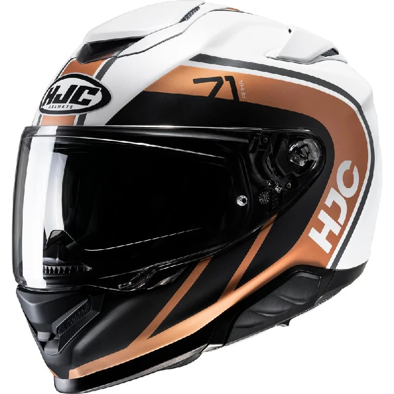 HJC RPHA 71 Mapos Full Face Helmet MC9SF Gold / Brown