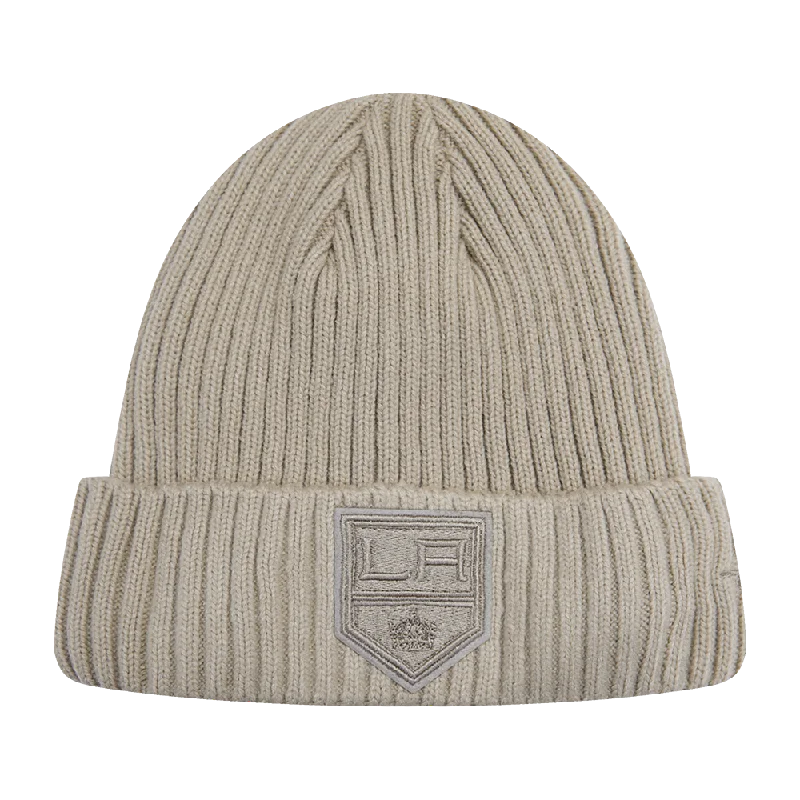 NHL LOS ANGELES KINGS NEUTRAL BEANIE (TAUPE)