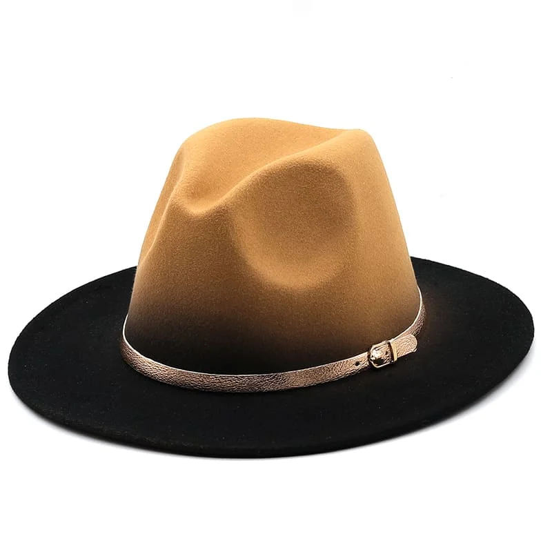 Indie Color Gradient Fedora Hat