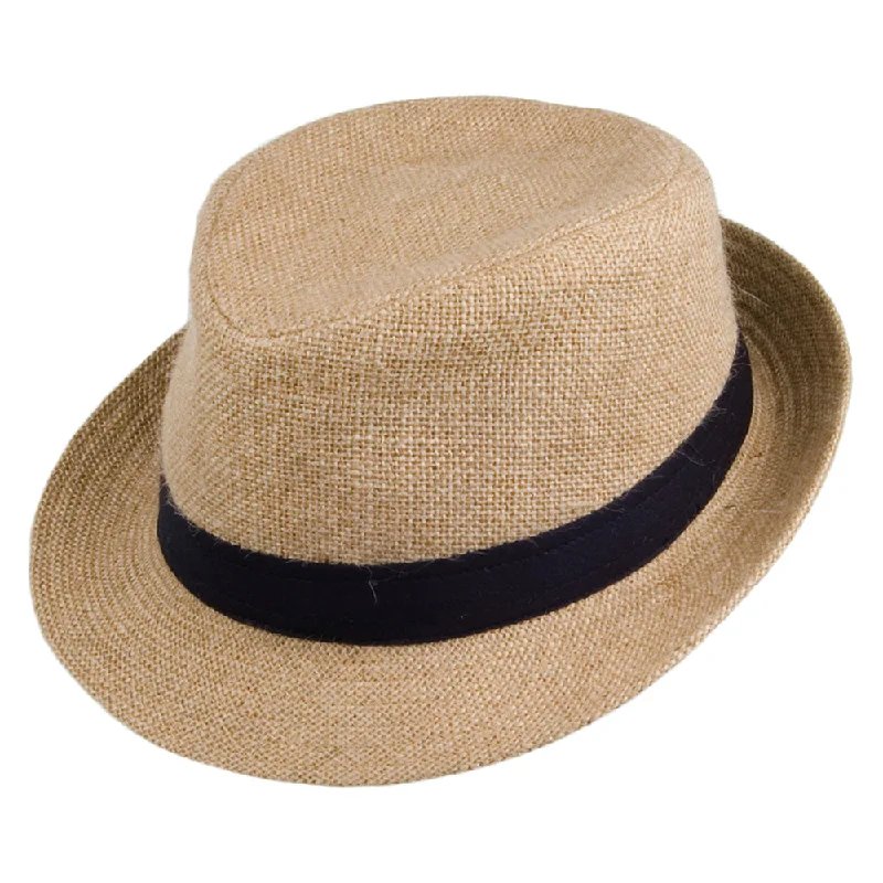 Jaxon & James Jute Trilby Hat - Tan