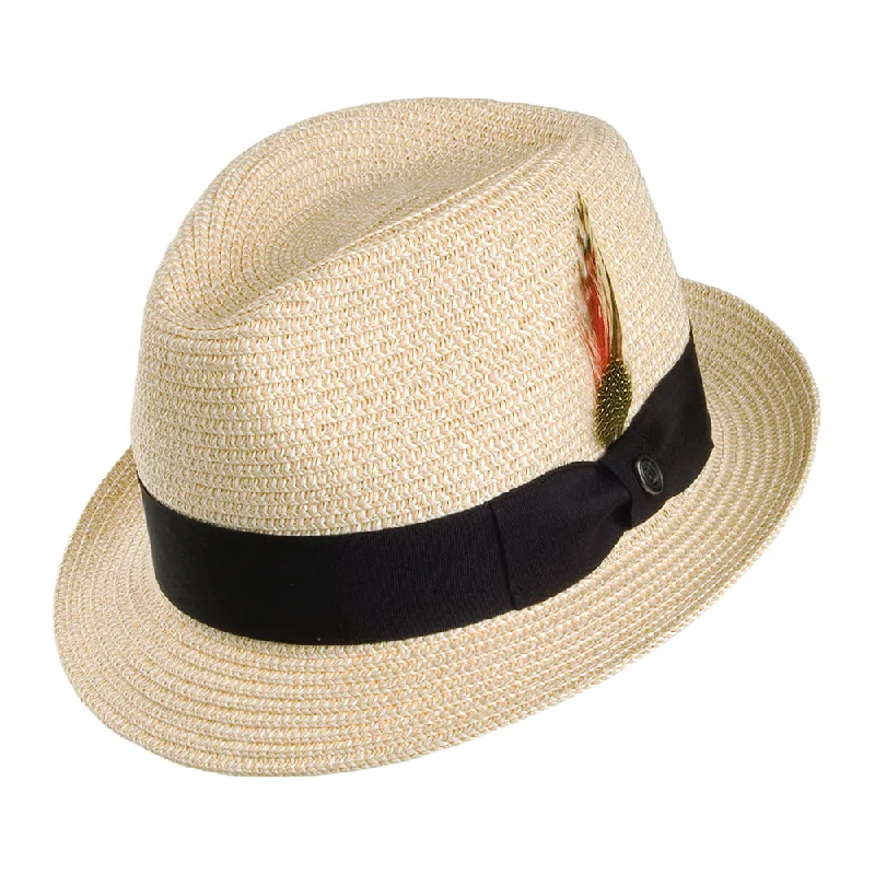 Jaxon & James Toyo Straw Trilby Hat - Natural