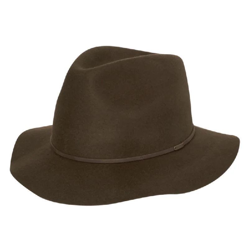 Kooringal Mid Brim Fedora Rajah - Brown