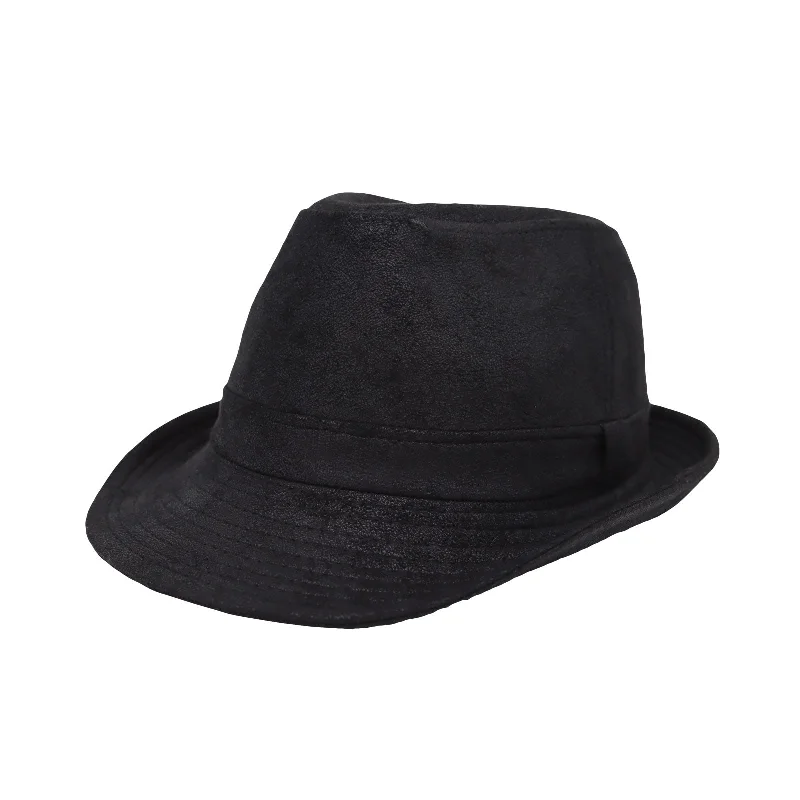 Faux Leather Fedora Hat LD3278