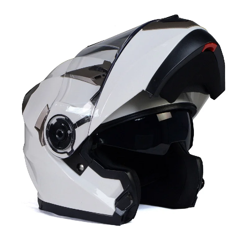 Milwaukee Helmets MPH9807DOT 'Ionized' Gloss White Advanced Motorcycle