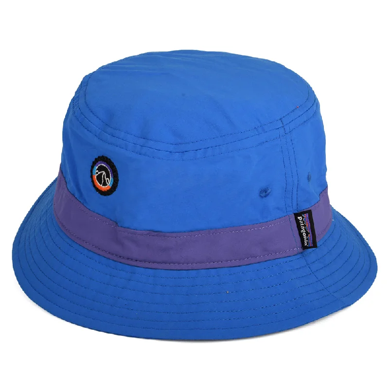 Patagonia Hats Fitz Roy Icon Wavefarer Bucket Hat - Mid Blue