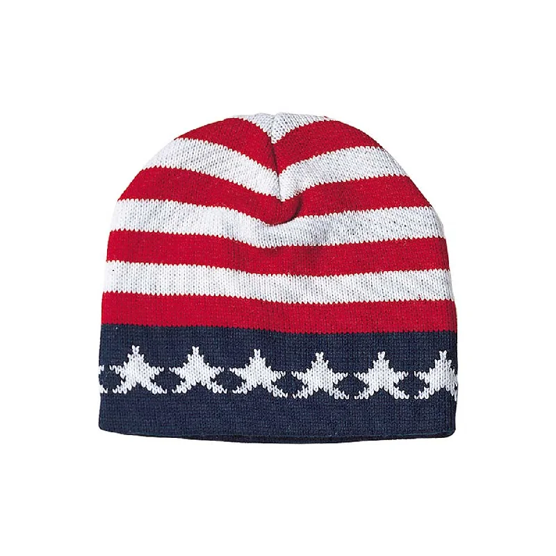 Patriotic Acrylic Beanie