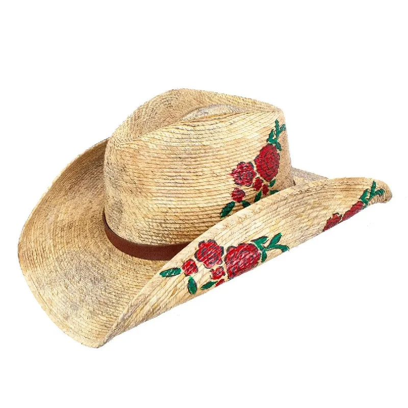 Peter Grimm Rosa - Mexican Palm Straw Cowgirl Hat